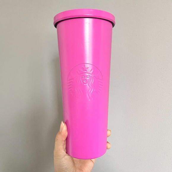Starbucks Magenta Stainless Steel Cold Drink Venti Tumbler - 24oz